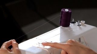 How to Thread a Machine  Sewing Machine [upl. by Nemraciram603]