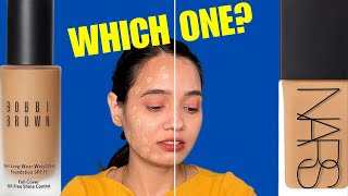 Best Foundation Battle Bobbi Brown Vs NARS bobbibrown nars makeup PriyankaRag [upl. by Retniw474]