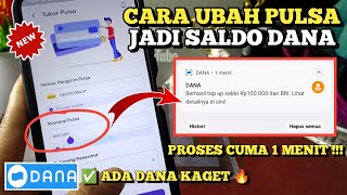 Cara Tukar Pulsa Jadi Saldo Dana eWallet  Convert Pulsa ke Dana Terbaru 2024 [upl. by Hilario]