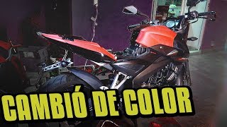 CAMBIAMOS DE COLOR LA MOTO CON VINIL WRAP [upl. by Ulu]