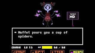 UNDERTALE Muffet Genocide Colored Sprite Mod [upl. by Atnamas]