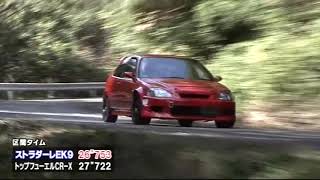 EK9 STRADALE 🔰🚀 💪 AMAZING touge battle [upl. by Nosnibor]