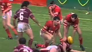 1991 Rd 10 Illawarra v Manly [upl. by Lannie]