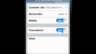 Enter timesheet into iPhone [upl. by Inaflahk924]