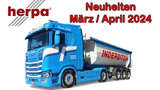 Herpa Modellauto Neuheiten März und April 2024 [upl. by Coppinger]