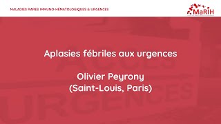 Aplasies fébriles aux urgences [upl. by Nuj]