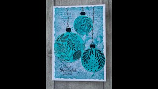 Woodware Paintable Baubles  Part 1 [upl. by Matty]