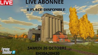 FARMING SIMULATOR 22LA PARTIE ABONNEE CROSPLAY  ABONNEE 265300 [upl. by Selin312]