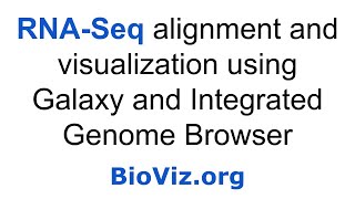 RNASeq alignment and visualization using Galaxy and IGB High resolution version [upl. by Terrag]