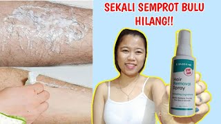 PENGHILANG BULU BADAN AMPUH  LANTHOME HAIR REMOVAL SPRAY [upl. by Krigsman]