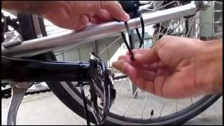 How to install Garmin GSC10 speed  cadence sensor in your bike [upl. by Lah]