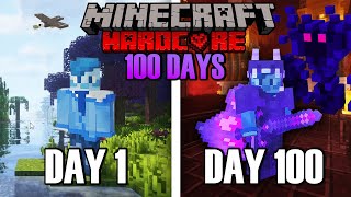 I Survived 100 Days in the ADVENTUREZ Mod in Minecraft [upl. by Ahtinak]