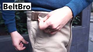 Get Rid of Belt Hassles Forever  Its Time to Try BeltBro NoBuckle [upl. by Godber]