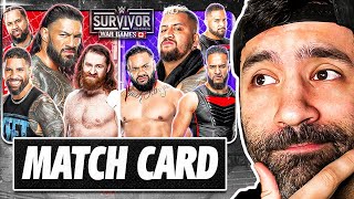 Predicting the Survivor Series War Games 2024 Match Card [upl. by Janeczka]