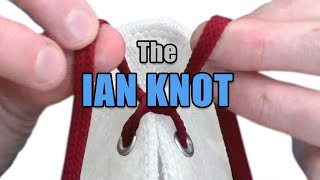 The “Ian Knot” the worlds fastest shoelace knot – Professor Shoelace [upl. by Emirac595]