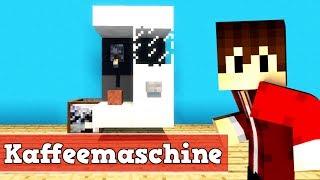 Wie baut man eine funktionierende Kaffeemaschine in Minecraft  Minecraft Kaffeemaschine bauen [upl. by Hayila]