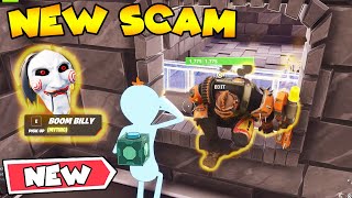 NEW Mythic Gun SCAM is Game Changing 😈😱 Scammer Gets Scammed Fortnite Save The World [upl. by Martino]