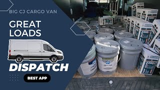 Dispatch kept my cargo van loaded all day  Best app [upl. by Anisah258]