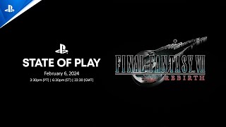 Final Fantasy VII Rebirth  State of Play  PS5 Games [upl. by Dasha]