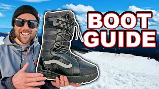 Snowboard Boot Guide  Everything You Need To Know [upl. by Eugenio]