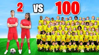 CEMI vs 100 KINDEREN VOETBALWEDSTRIJD CHAOS 447 [upl. by Nosa]