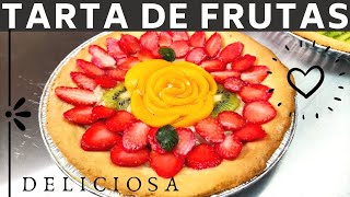 TARTA DE FRUTAS  DELICIOSA Y FACIL [upl. by Cirdec]