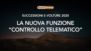 Successioni la nuova funzione quotControllo Telematicoquot [upl. by Rexer]