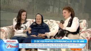 Irina Loghin a venit in platoul quotLa Marutaquot pentru strabunica Lili [upl. by Ailehs]