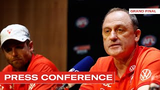 Grand Final  Captain and Coach Press Conference [upl. by Azaria]