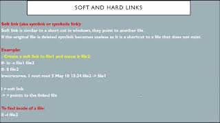 26 Soft and Hard Links between files [upl. by Assile]