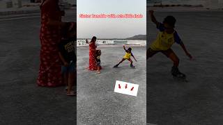 skater Ronaldo with cute little fans ronaldo skater skating cr7 cute fans ajmer subscribe [upl. by Duky]