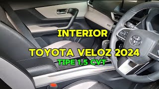 Interior Toyota Veloz 2024 15 CVT mdr505 [upl. by Ahsoik926]