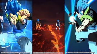 NEW LEGENDS LIMITED GOKU SSB amp VEGETA SSB FUSING INTO GOGETA BLUE GAMEPLAY  Dragon Ball Legends [upl. by Lezti]