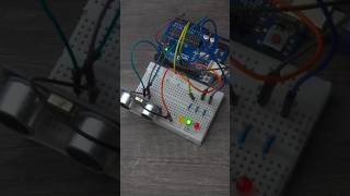 ultrasonic sensor distance system arduino arduinoproject ultrasonic sensor [upl. by Kotz]