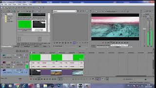 Remove Green Background on Sony Vegas Pro 131415 [upl. by Atteloiv827]