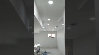 Finished LED recessed lighting [upl. by Epilif]