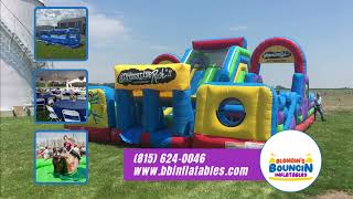 Blondins Bouncin Inflatables  8156240046 [upl. by Kcirdneked]