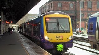 Manchester Picc to Huddersfield  First TransPennine Express Class 170 200113 [upl. by Celestyn]