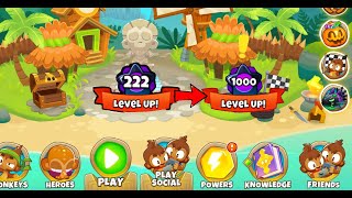 BTD6 XP Farm Tutorial No Monkey Knowledge [upl. by Yttak173]