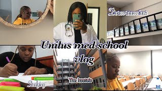 A busy week in the life of Unilus med studentPresentationsanatomy labs res room tourZUSA games [upl. by Einahpets303]