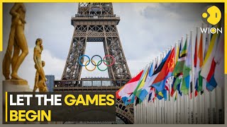 Paris Olympics opening ceremony begins  WION Sports [upl. by Reemas801]