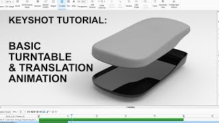 Keyshot Basic Animation Tutorial Turntable and Translation Animation [upl. by Edelman]