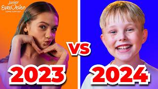 Junior Eurovision Battle  JESC 2023 vs JESC 2024 [upl. by Mullane549]