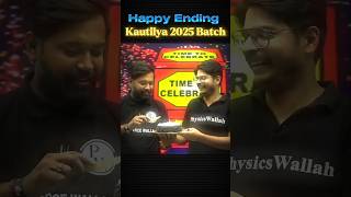 Happy Endings Kautilya Batch 2025🎈PW commercewallahbypw shorts [upl. by Nodnal]