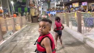 Kalahari Poconos Indoor water park Post reopening review 12521 LIKE and SUBSCRIBE [upl. by Sollie]