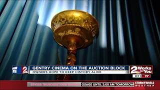 Historic Gentry Cinema on the auction block [upl. by Esoryram]