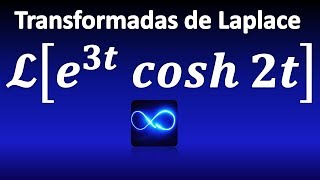 215 Transformada de Laplace de exponencial por coseno hiperbólico por teorema de traslación [upl. by Grassi]