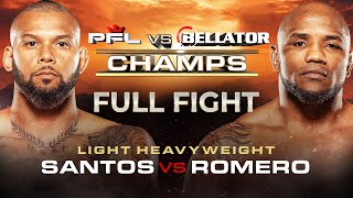 Yoel Romero vs Thiago Santos  PFL vs Bellator  Full Fight [upl. by Ellek840]