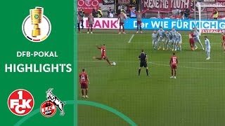 What a THRILLER  1 FC Kaiserslautern vs 1 FC Köln 32  Highlights  DFBPokal Second  Round 2 [upl. by Analaf171]