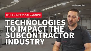 Teklan meets Salvagnini a wide variety of technologies for the subcontractor industry [upl. by Ennoid]